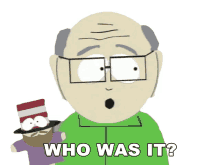 who was it mr garrison south park who did it sus