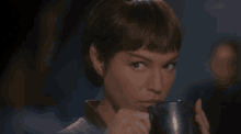 Star Trek Sip Sip Tea GIF - Star Trek Sip Sip Tea Enterprise GIFs