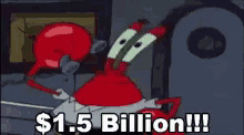 Billion Mister Krabs GIF