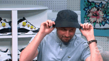 Check This Out New Hat GIF - Check This Out New Hat Look At This GIFs
