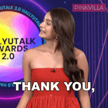Thank You Thank You Nidhi GIF - Thank You Thank You Nidhi Pinkvilla GIFs