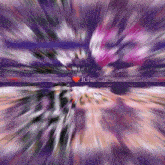 a purple background with a red heart and the word icha on it