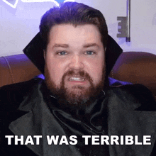 That Was Terrible Brian Hull GIF - That Was Terrible Brian Hull It Was Awful GIFs
