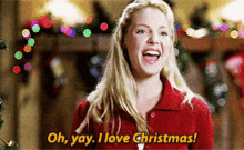 Greys Anatomy Izzie Stevens GIF - Greys Anatomy Izzie Stevens Oh Yay I Love Christmas GIFs